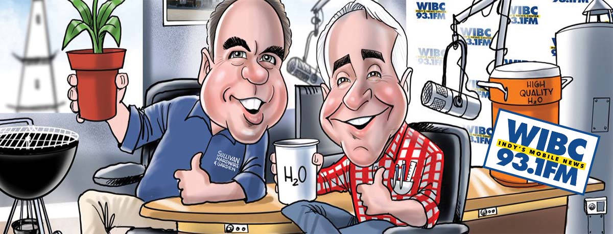 Pat Sullivan & Denny Smith of the Home & Garden Radio show on 93.1 WIBC: Broadcasting Live from Sycamore Reserve Senior Living June 2022